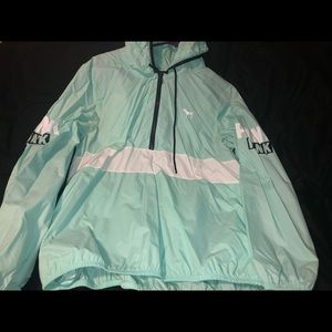 Blue windbreaker